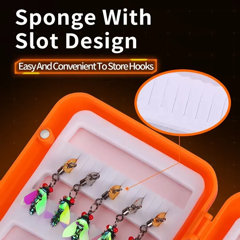 WEIHE Set pesca con mosca Tipo A – Micro señuelos para arroyos - imagen 2