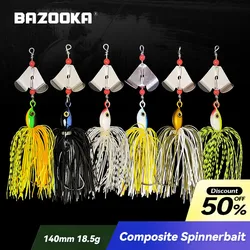 Bazooka Señuelo de Alambre Anzuelos Giratorios Lucio Lubina Invierno