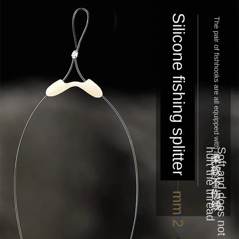 Anzuelo doble con púas Ishini, conjunto de anzuelos de línea atados y atados manualmente, accesorios de equipo de pesca - imagen 3