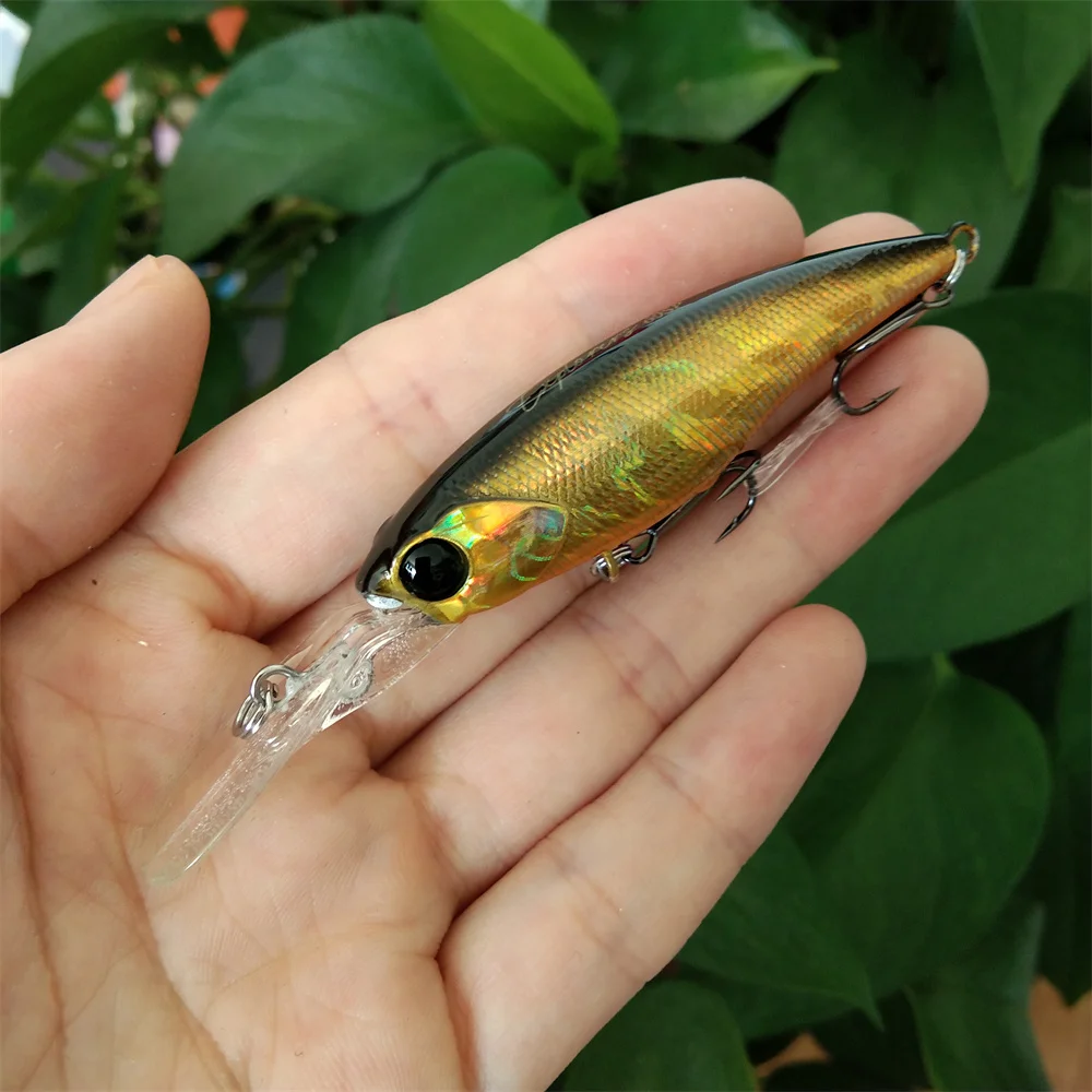 Señuelo de pesca de piscardo suspendido, cebo duro de fundición larga para Lucio, Perch, Chub, Jerkbait, 4 piezas, Max, 3,7 m, 60SP, 5,7g - imagen 5