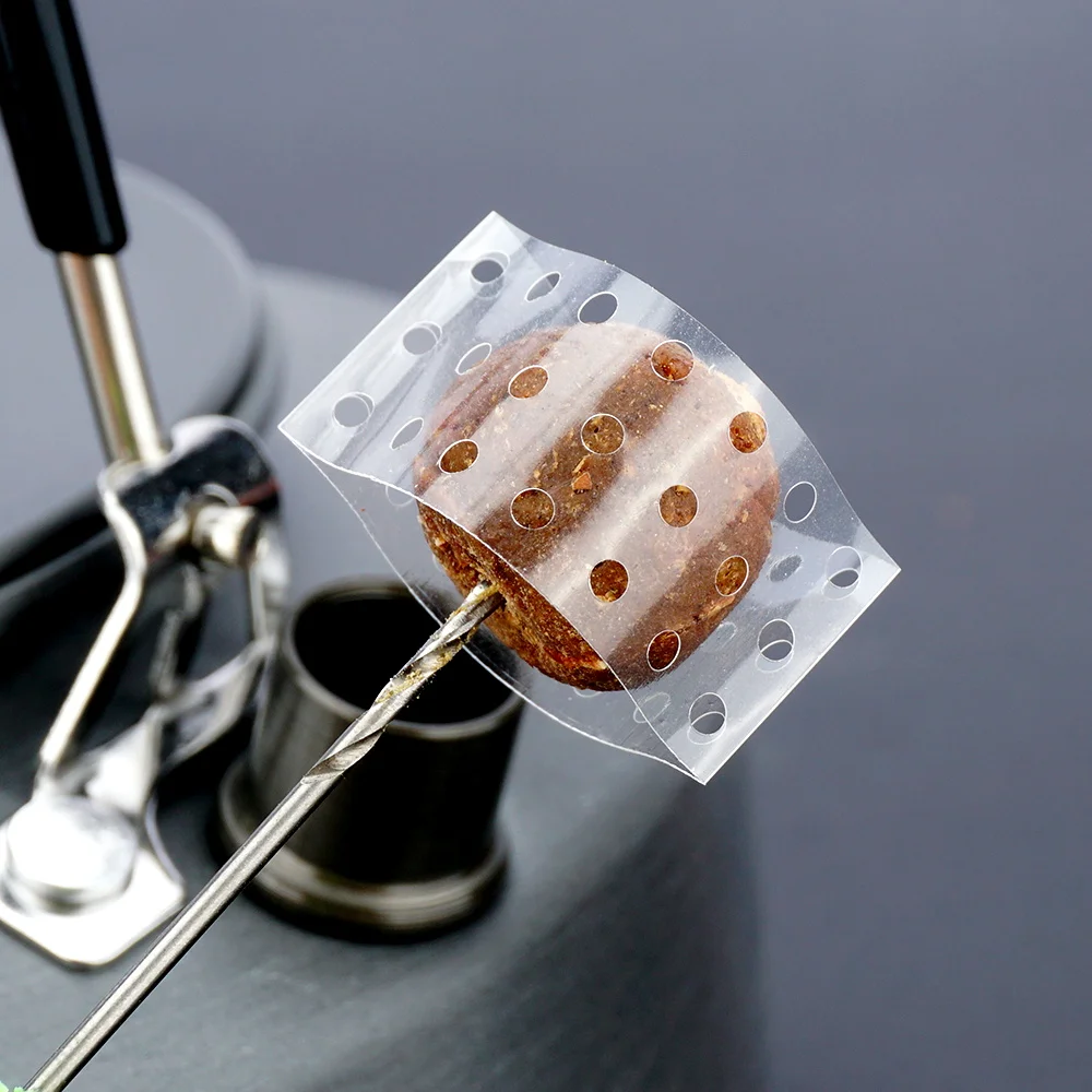 Hirisi-cebo de pesca de carpa, Protector de cebo de pesca súper envolvente, tubo retráctil perforado, tubo termorretráctil antimordeduras - imagen 2