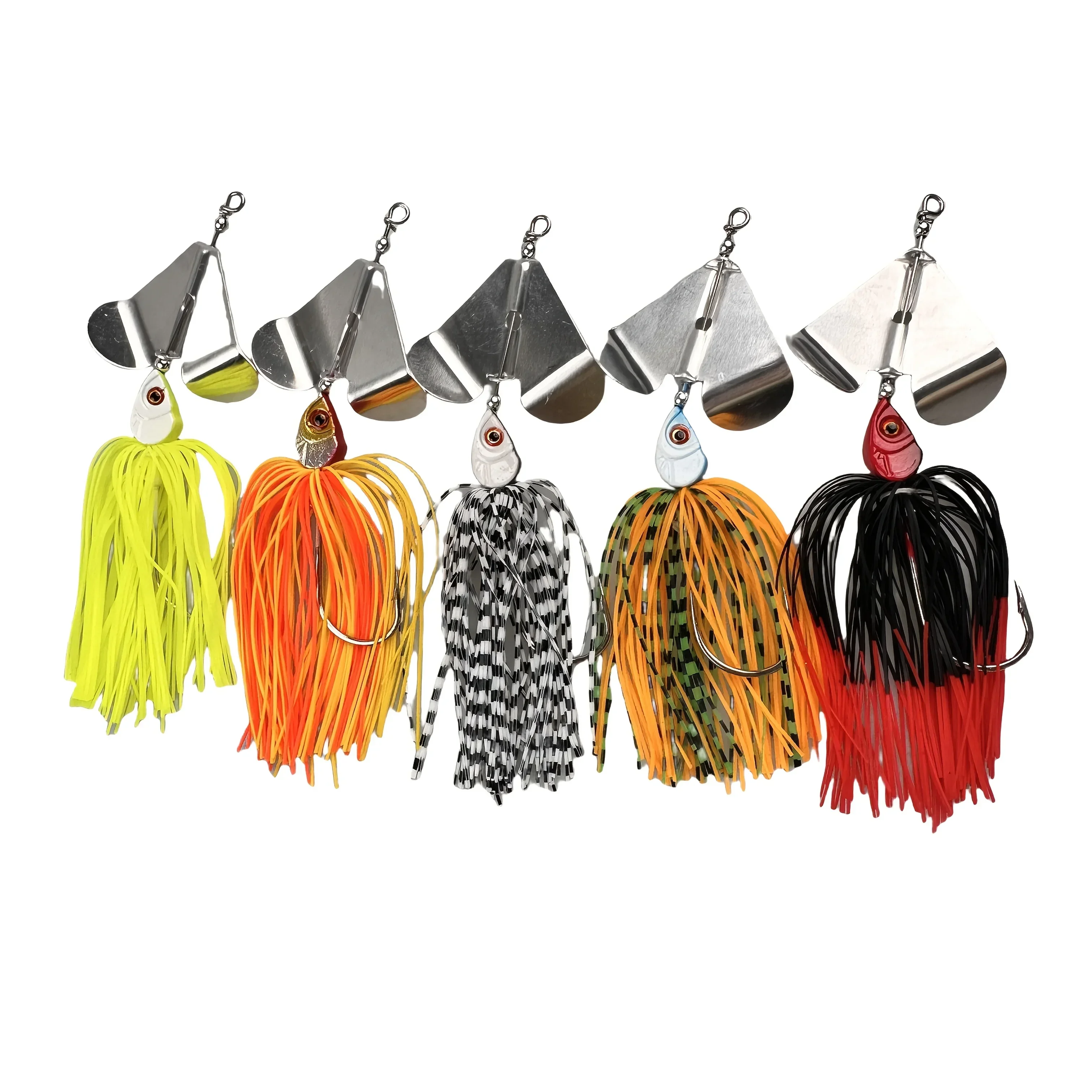 1 cebo de bigote giratorio JODYDOO 13,5G, deflector de brillo compuesto, señuelo suave anti-colgante para lubina, pargo, trucha, - imagen 4