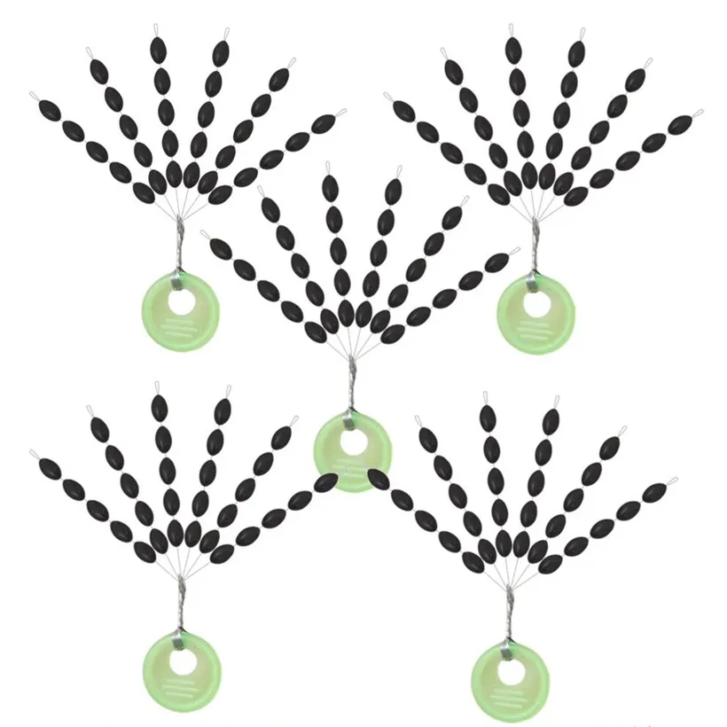 Tope de granos espaciales para pesca profesional, accesorio de 5 grupos de resistencia para evitar daños en la línea Vertical, carpa, 150 piezas - imagen 4