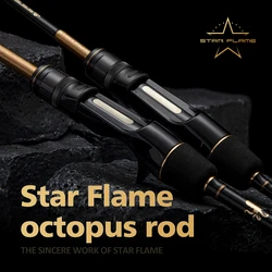 Ecooda Star Flame varilla de pulpo 30T carbono y fibra de vidrio