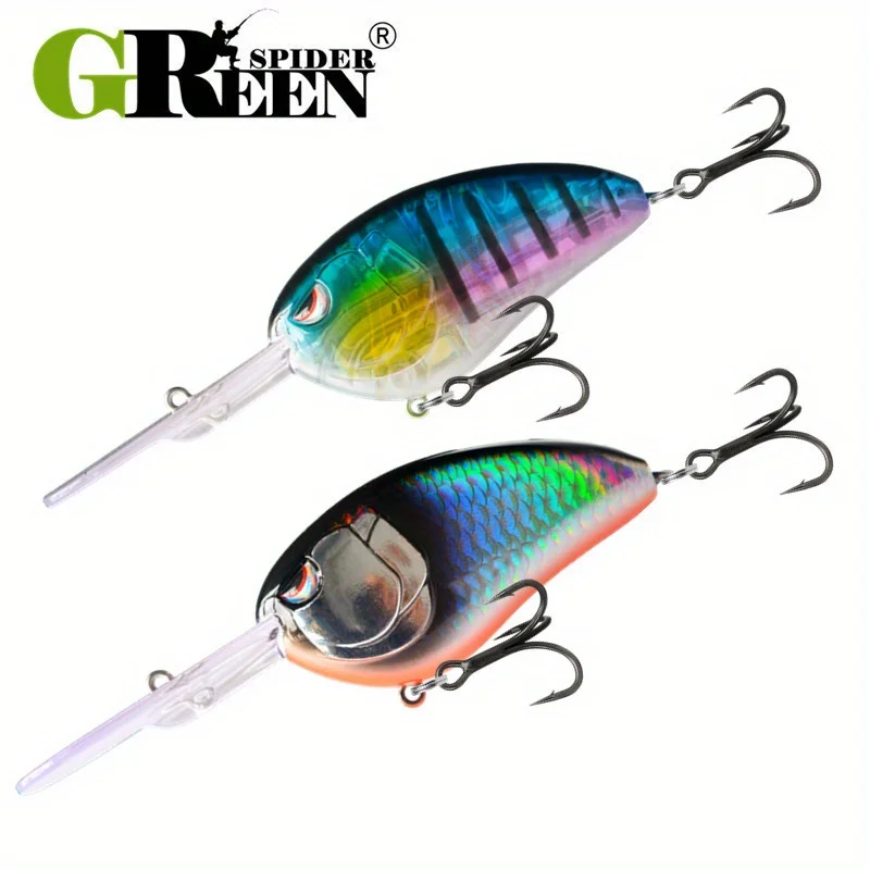 GREENSPIDER Jerkbait flotante 70mm – Señuelo artificial para lucio
