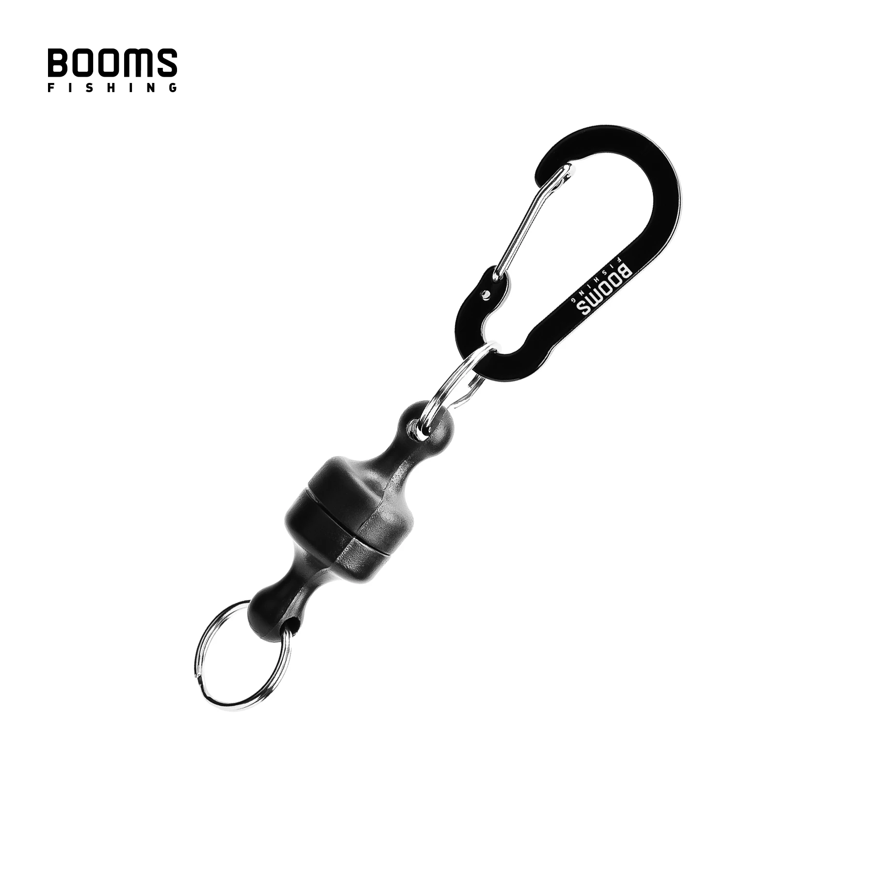 Booms Fishing MRC 2KG hebilla magnética con llavero mosquetón Anti-caída Clip de pesca accesorios de aparejos de pesca