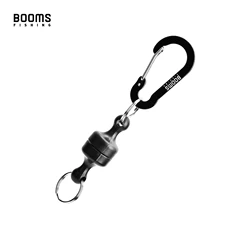 Booms Fishing MRC 2KG hebilla magnética con llavero mosquetón Anti-caída Clip de pesca accesorios de aparejos de pesca