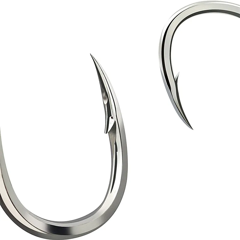 10 unids/bolsa 8062 anzuelo de Jigging, anzuelo de Livebait de agua salada, barco de curricán, anzuelo de pesca de asistencia única de jigging lento - imagen 4