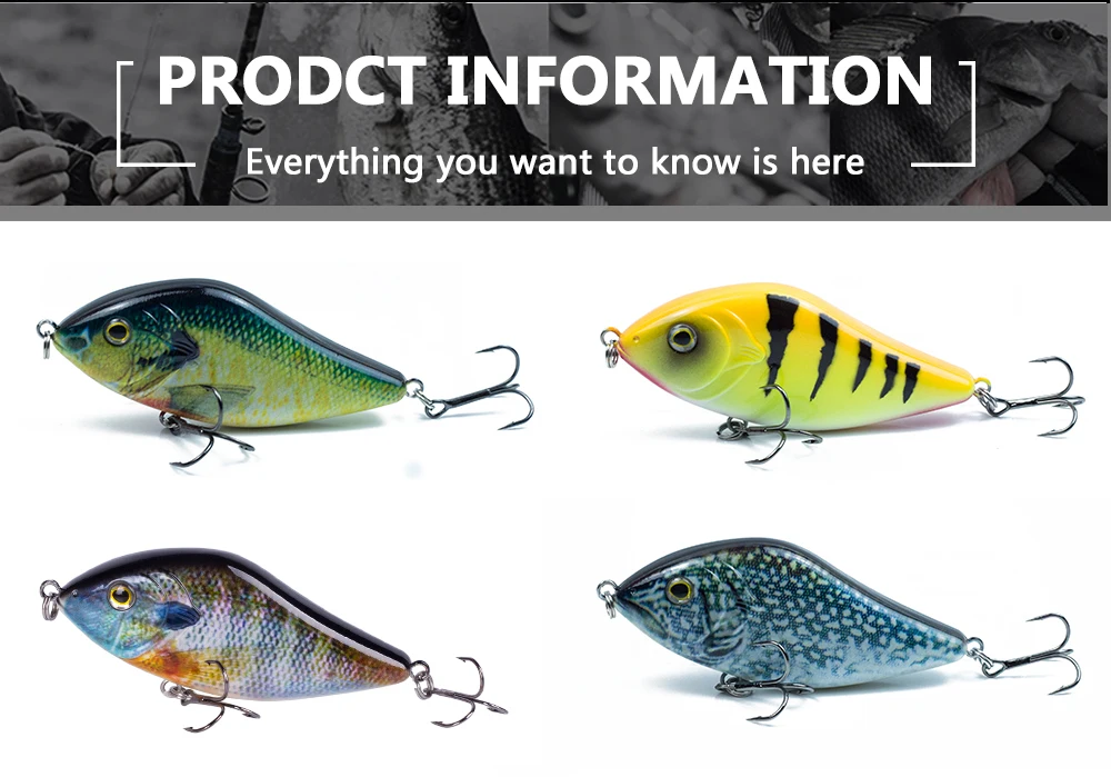 Descubra la diversa selección de señuelos de pesca diseñados para experiencias de pesca efectivas y eficientes