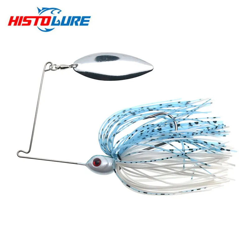 Spinnerbait HISTOLURE – Cuchara metálica con latón para black bass