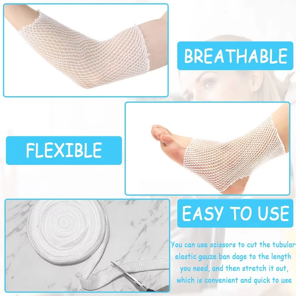 Venda Tubular Elástica – Retenedor Transpirable para Heridas