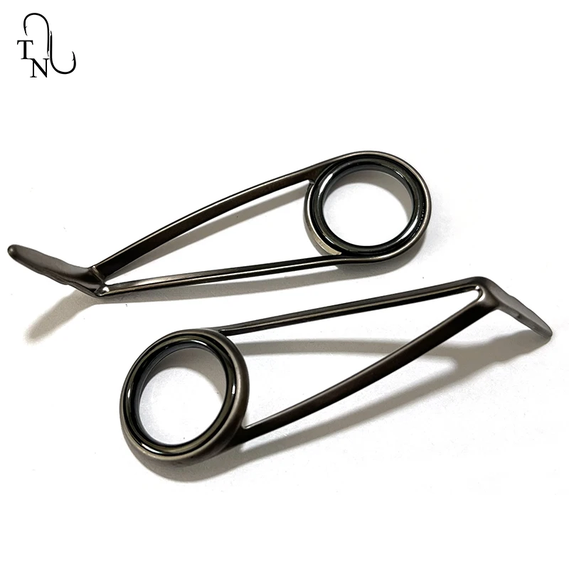 TN28 9 Uds. Un juego de guías giratorias de caña de pescar UL, anillo de cerámica de acero inoxidable, anillo guía de acero inoxidable, reparación, montaje de reajuste DIY - imagen 5