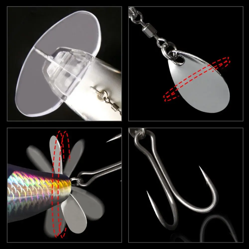 Mejore su experiencia de pesca con este innovador diseño de señuelo duradero y visualmente atractivo