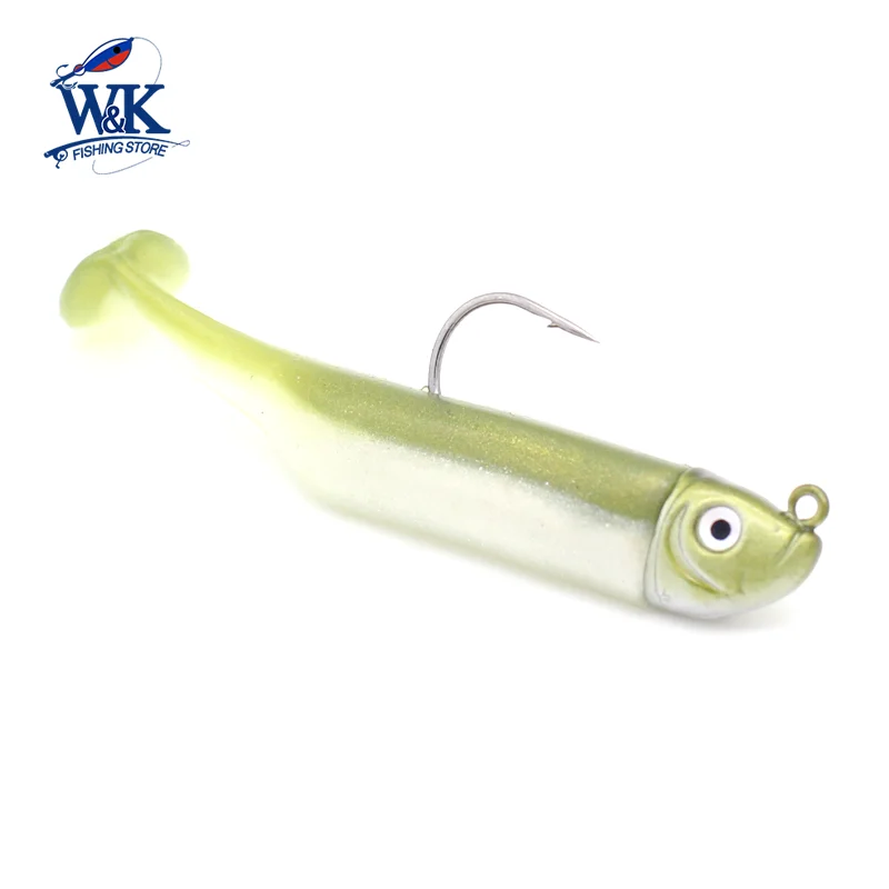 Slinky Shad 6 cm con Jig Head 5 g - Señuelo blando 3 pulgadas
