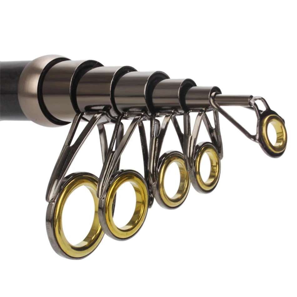 Caña de pescar telescópica para Roca, alimentador giratorio de fibra de carbono, para carpa, fundición de cebo, 1,8/2,1/2,4/2,7/3,0 M - imagen 5