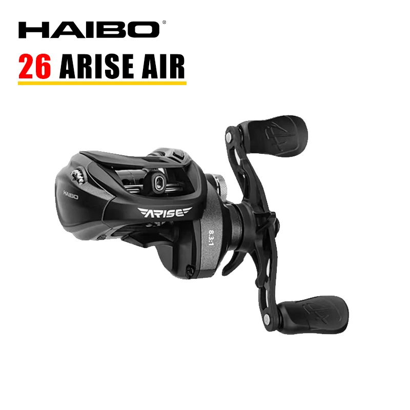 Haibo 26 NEW ARISE AIR Carrete Baitcasting Micro – Fibra carbono