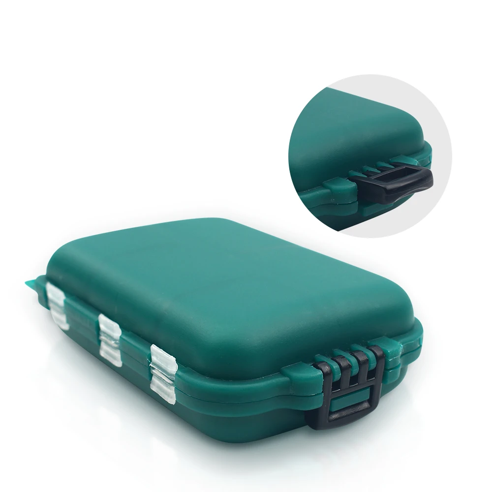 DNDYUJU 1 Uds caja de pesca caja de almacenamiento de aparejos de pesca 10 compartimentos cajas de aparejos de pesca prácticas y prácticas de plástico - imagen 3