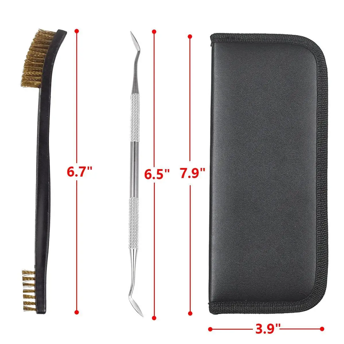 Juego de cepillos de alambre universales, Kit de limpieza, cepillos de latón/acero inoxidable/nylon para limpieza, eliminación de óxido, cadena de bicicleta - imagen 5