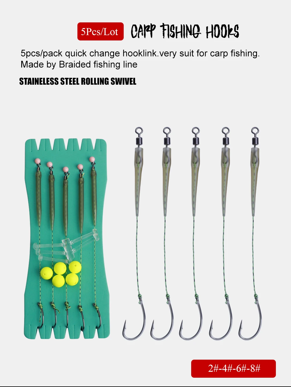 Mejore rápidamente su experiencia de pesca con estos ganchos versátiles