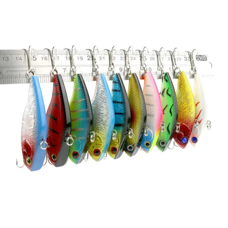 Cebo Luya de plástico con anillo de perla, cebo Luya de fundición larga de hundimiento lento, señuelo biónico de pesca, cebo de pesca de carpa, 5 uds.