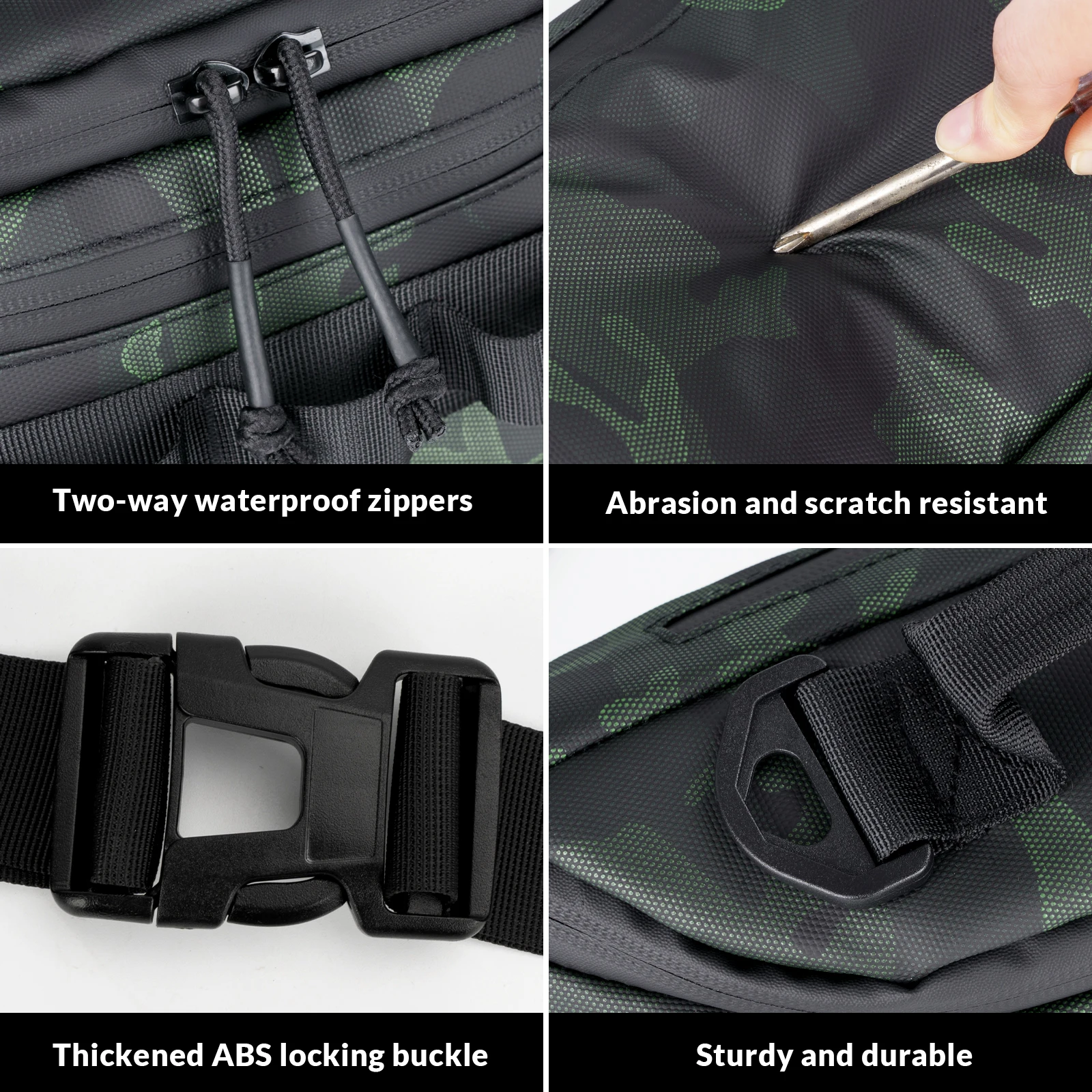 Riñonera de pesca para el pecho, bolsa de viaje al aire libre, deportes, camuflaje, aparejos de pesca, bolsas impermeables para caza, Camping, senderismo, ciclismo - imagen 4