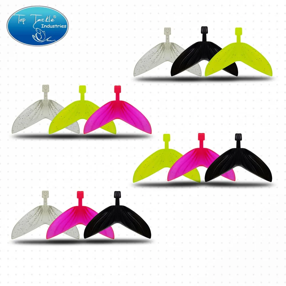 CF-señuelo articulado de cola suave de PVC, 135mm, 165mm, 185mm, 220mm, swimbait, cola de Golondrina, cola de horquilla - imagen 3