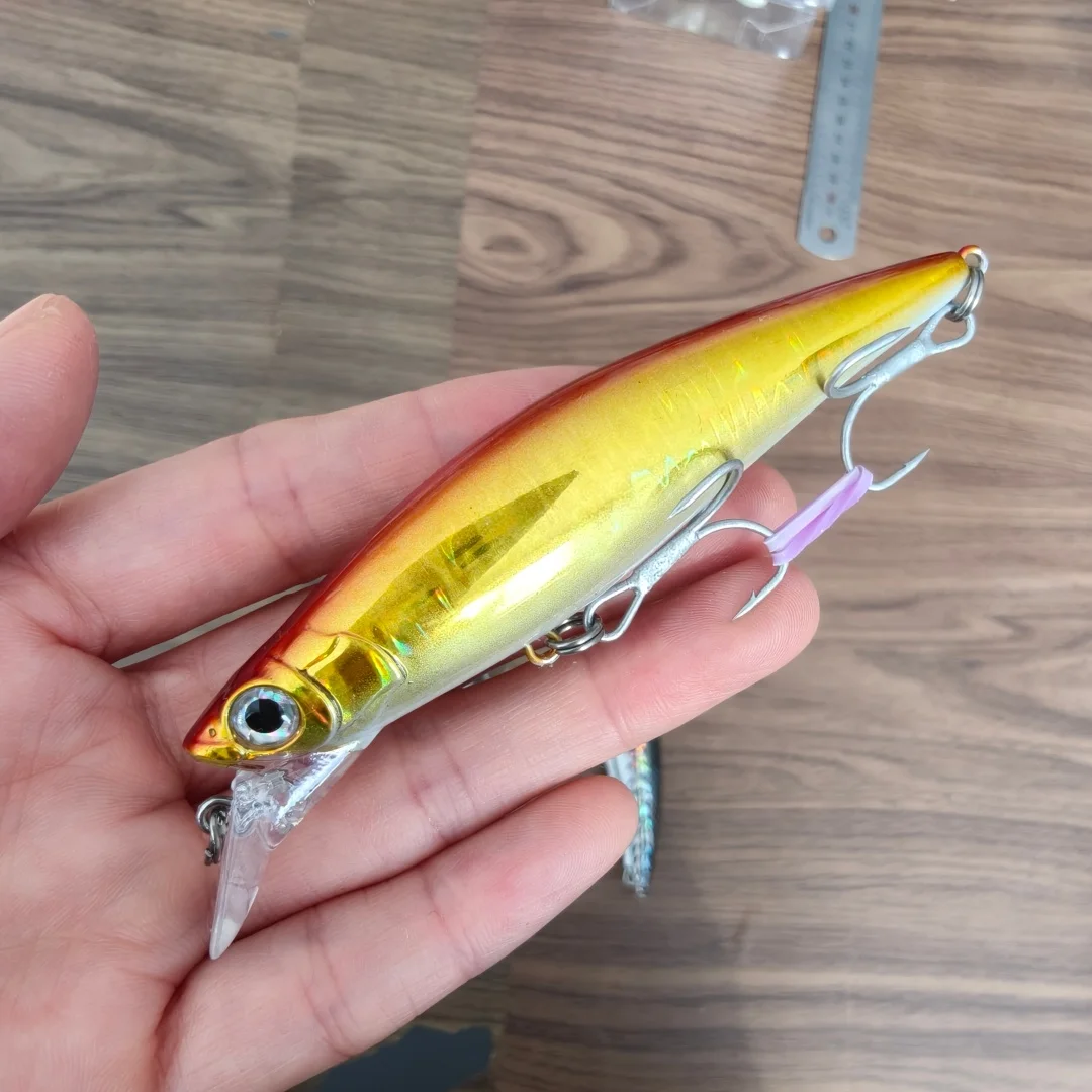 Noeby 3 uds señuelo de pesca hundido 100mm 30g Minnow para pesca en el mar cebo de pesca de alta calidad señuelo de lubina - imagen 2
