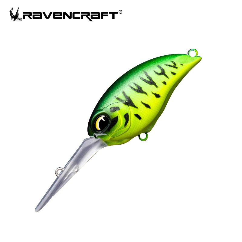 Ravencraft-señuelo de pesca de fundición larga flotante, 19,7g, Wobblers, manivela de labio largo de 62mm, cebo duro Artificial para trucha - imagen 4