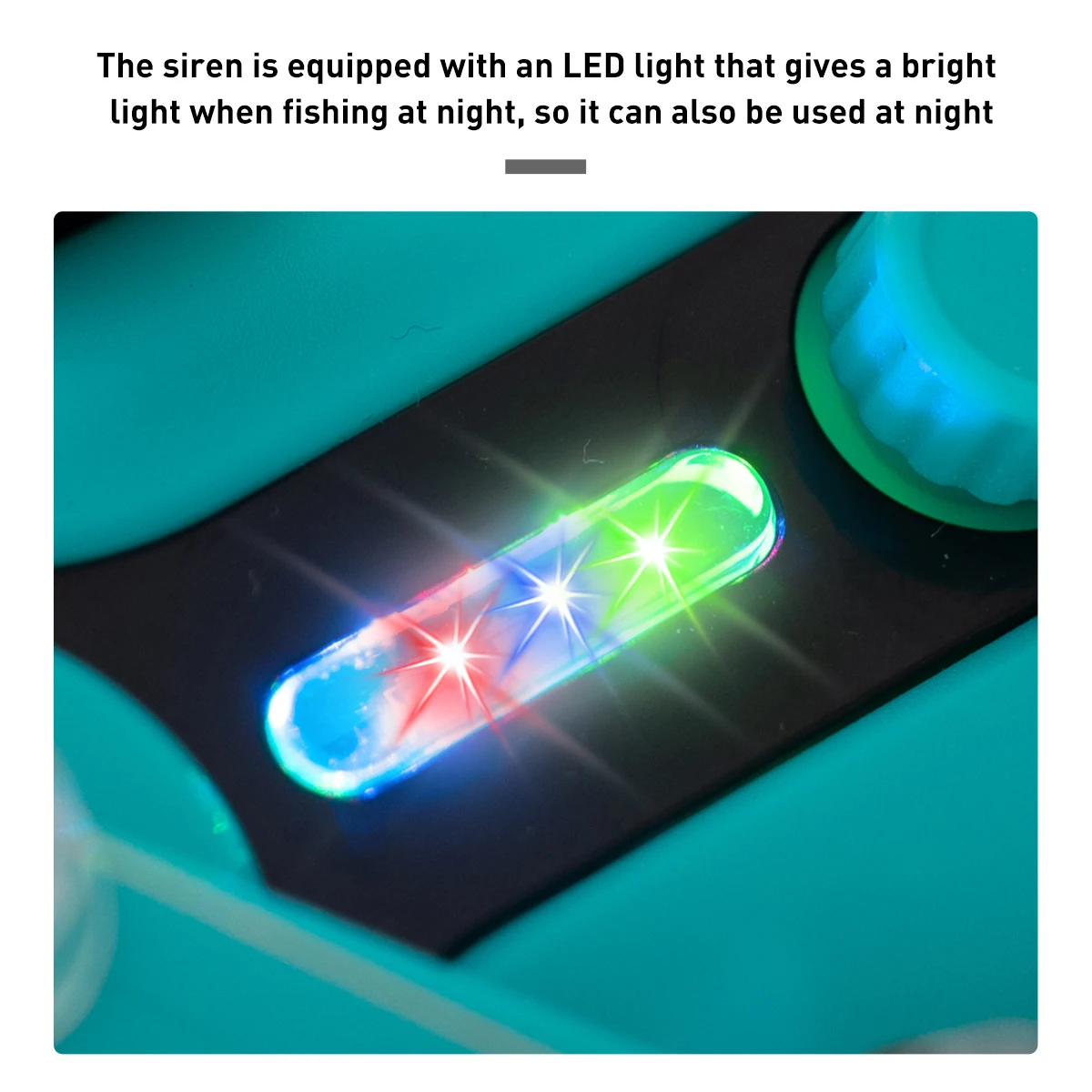 Alarma de pesca de carpa, indicador de alarma de pesca, alerta de mordedura de cebo, alarma de zumbador electrónico, indicador de luz de sonido de caña de mar - imagen 2