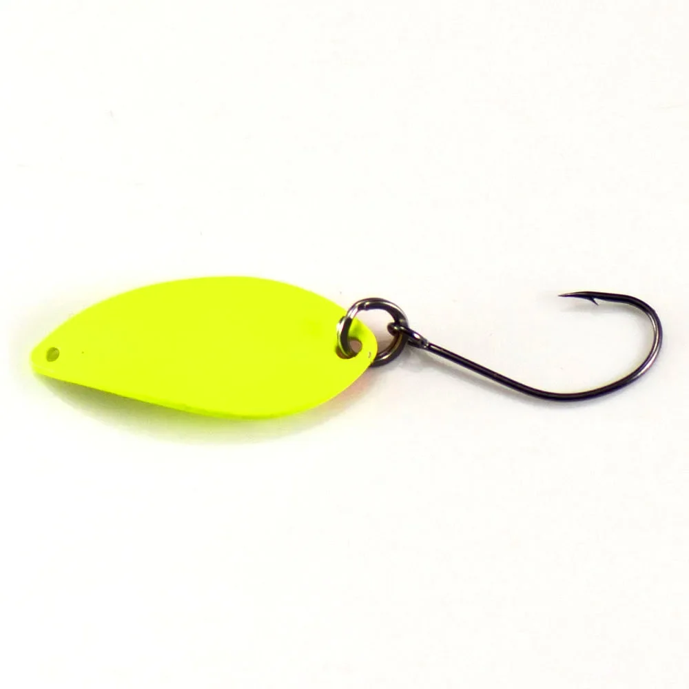 Cuchara de fundición de latón COUNTBASS con anzuelo único coreano 2,3g 3/32oz Señuelos de pesca de Lucio de trucha de salmón, cebo de pez tipo - imagen 4