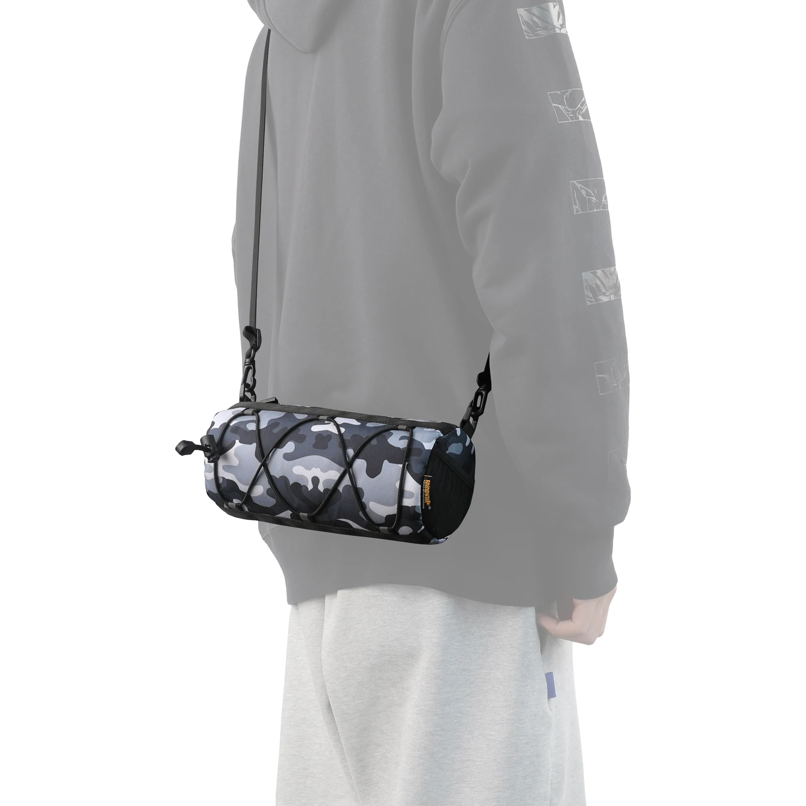 Rhinowalk-Bolsa de Bicicleta multifuncional para bicicleta, bolsa de almacenamiento frontal de gran capacidad, anticaída, duradera, cruzada - imagen 5