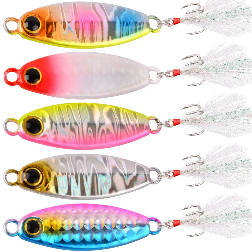 Jig Metálico para lubina y trucha – Señuelo duro en agua salada - imagen 5