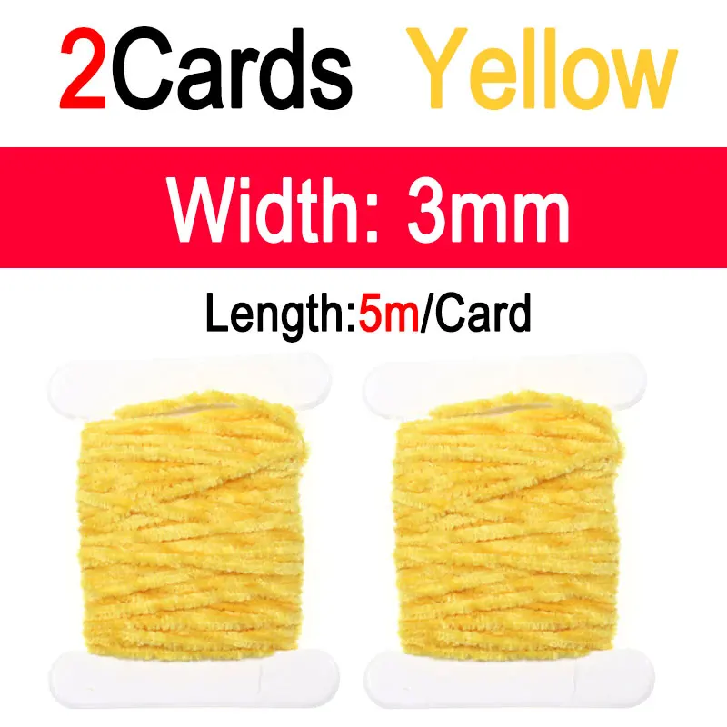 2pcs Yellow 3mm