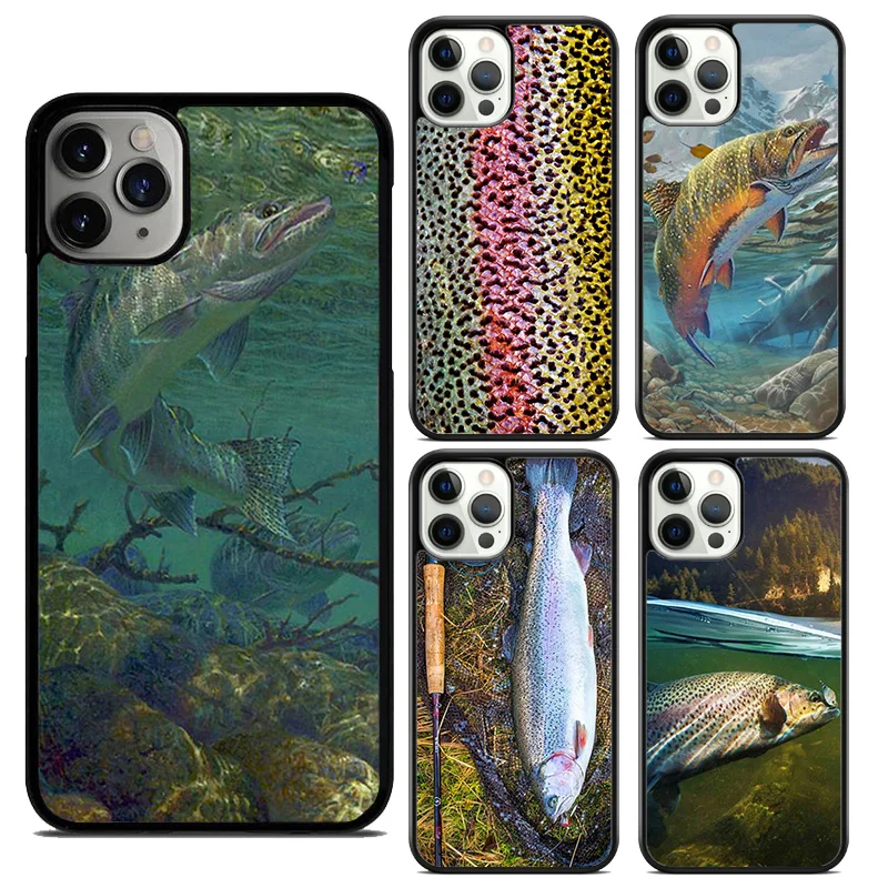 Funda Móvil Trucha Arcoíris – Diseño Pesca Deportiva