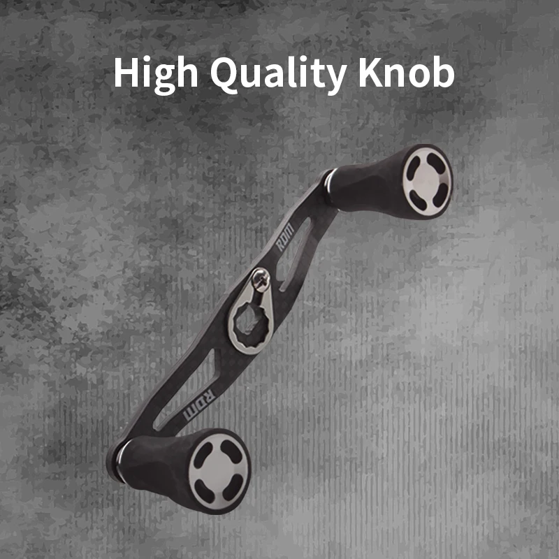 Ruke nuevo carrete de fundición mango de carbono y perilla de Material EVA tres colores longitud 105mm agujero de montaje de Baitcasting tamaño 8*5mm envío gratis - imagen 2