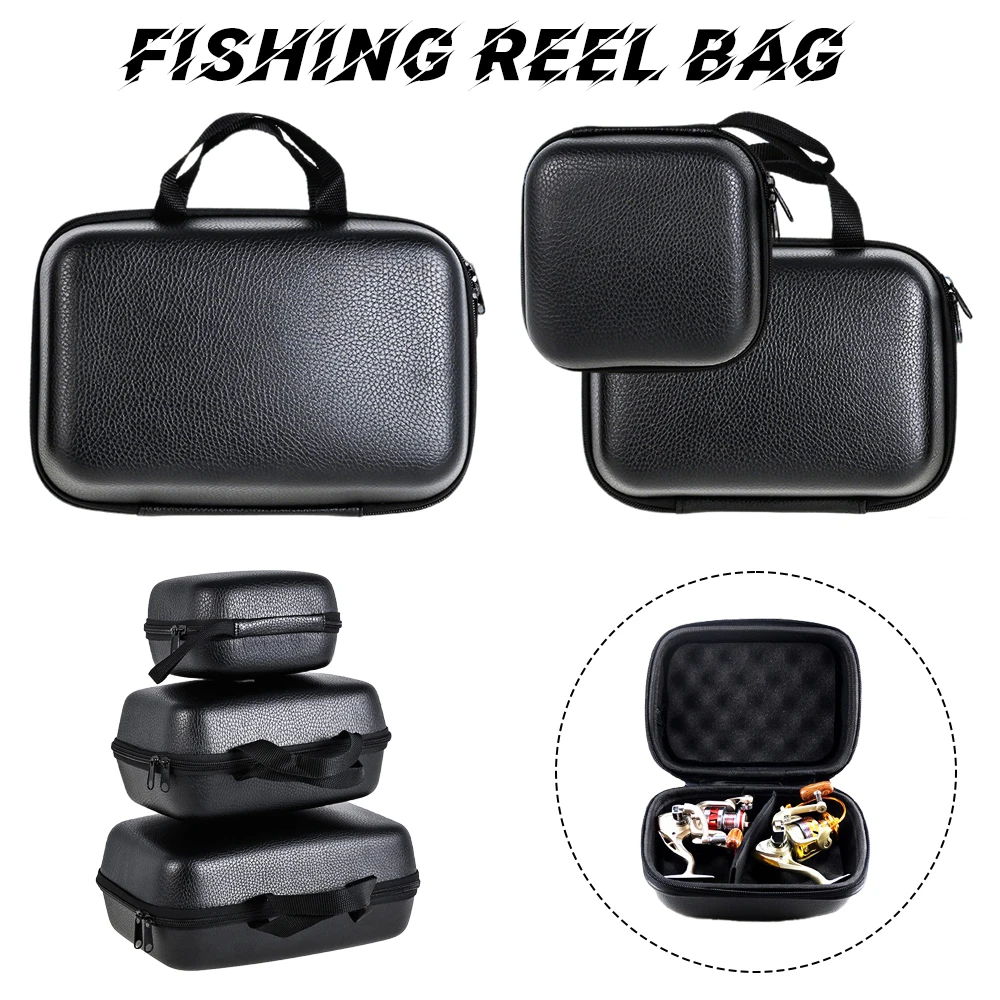 Bolsa de pesca giratoria, funda de PU, bolsa impermeable, accesorios de pesca, bolsa de pesca, artículos de pesca, equipo de pesca, bolsa de rueda