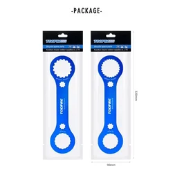 Dos ejes de aleación de aluminio finos opcionales, llave BB DUB, herramientas de desmontaje y instalación de placa dentada integrada multifuncional