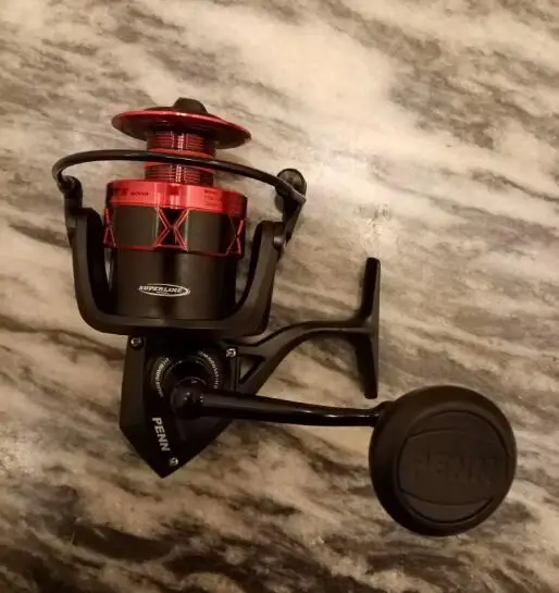 PENN FIERCE IV FRC IV, carrete de pesca giratorio con cuerpo de Metal, 100%-1000, para Jigging en agua salada, novedad 8000 Original - imagen 3