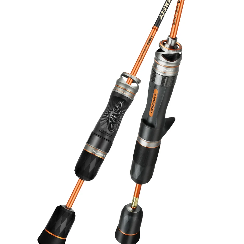 HISTAR Butterfly Korea Guides Dual Action Air Mechanical Sound 3D Sculpture Reel Seat Light 68G Spinning Casting Fishing Rod