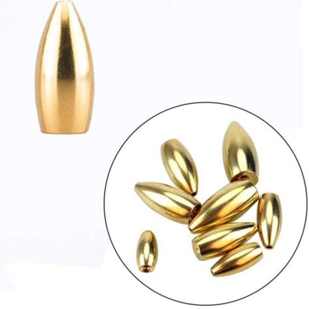 Plomos de cobre para pesca, 1 piezas, 3,5g, 5g, 7g, 10g, 14g, 21g - imagen 2