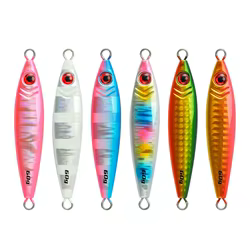 CASTFUN 60g 80g Blade Shotel cebo de pesca de agua salada plantillas de Metal cebo Artificial señuelo de pesca