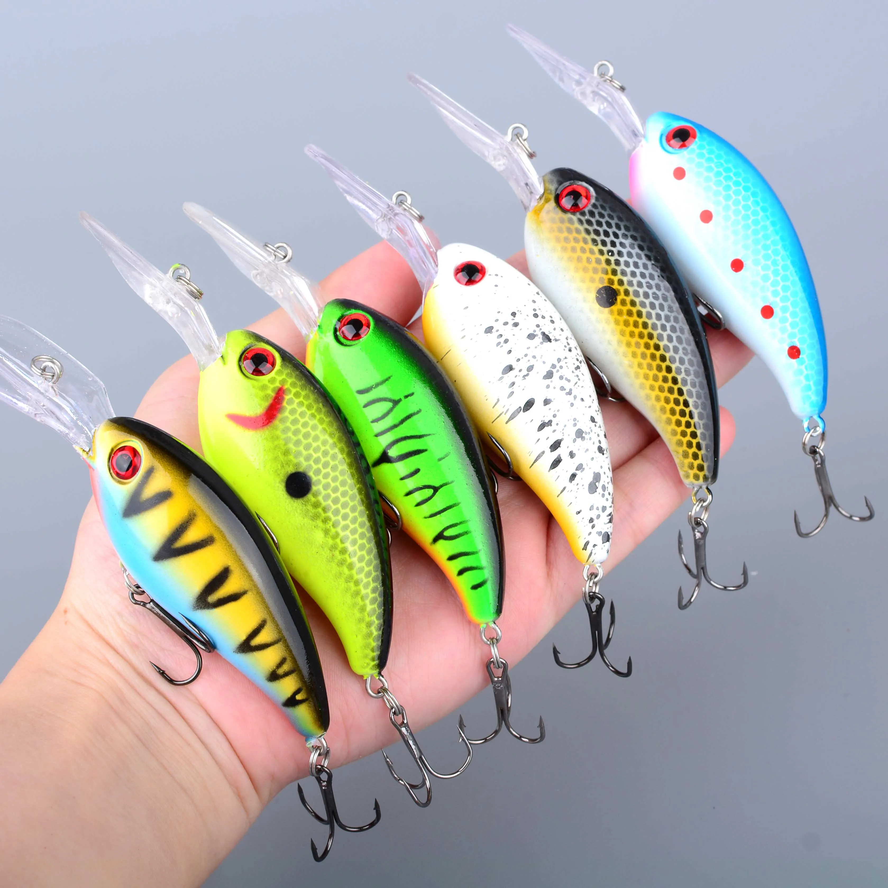 Señuelo Crankbait flotante para trucha y lubina de plástico duro - imagen 4
