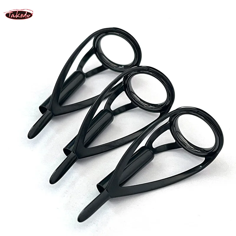 TAKEDO TN100 BCRLST guías de punta de pesca construcción guías de caña de pescar anillo Kit de reparación de agua salada para accesorios de repuesto de pesca - imagen 2