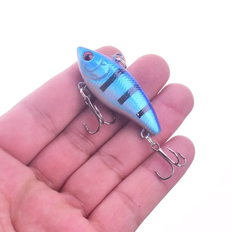 1 cebo VIB, cebos de vibración duros que se hunden, 5cm, 6,7g, Señuelos de Pesca artificiales, pesca de carpa, cobre, lago, Topwater, señuelo sin labios - imagen 5