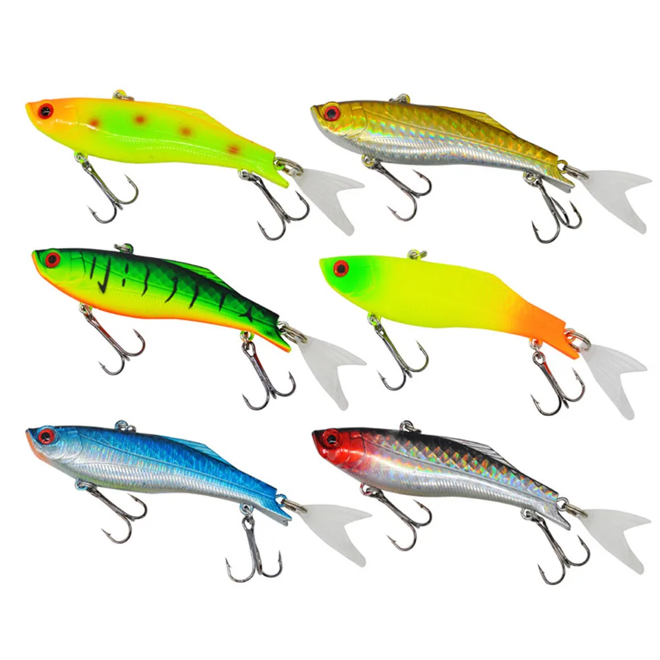 WALK FISH-señuelo Artificial para pesca de lubina, 1 unidad, señuelo VIB de 83mm/23g, cebo duro transparente con vibración - imagen 2