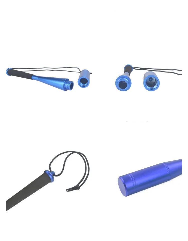 Palo de pesca de aleación de aluminio con mango EVA, herramientas de pesca multifuncionales portátiles, 24,7 CM - imagen 4