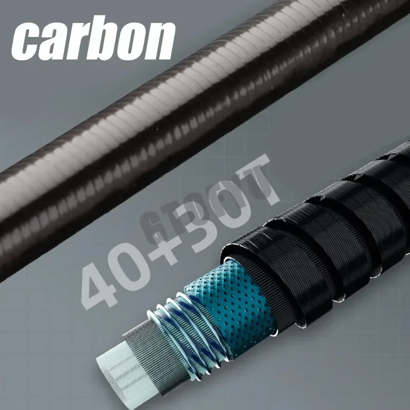 Caña de pescar de viaje con señuelo, 1,98 m, 2,1 m, 4 secciones de alto carbono, 4-25g de potencia, 5-15LB, caña de lanzamiento giratoria, ultracorta, portátil - imagen 5