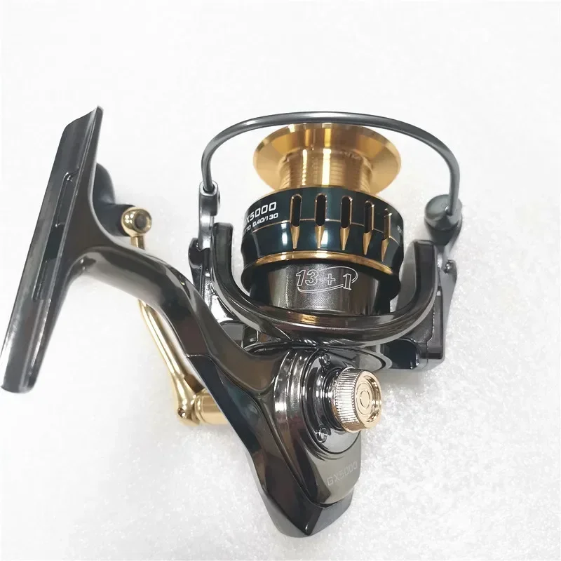 Okuma Baoxiong carrete giratorio 18KG resistencia 13 + 1 rodamiento de bolas pesca en el mar tipo rueda giratoria copa de alambre de Metal sub rueda de alambre de pescado - imagen 4