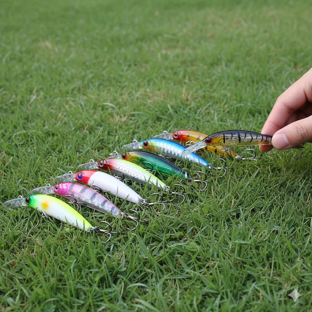 Señuelos Jerkbait minnow crankbait wobbler para trucha y lubina - imagen 5