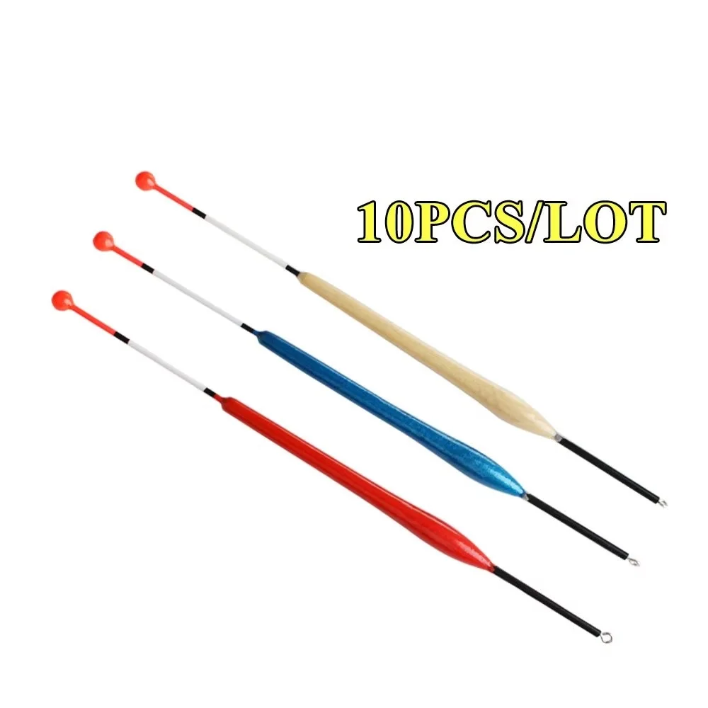 NGB 10 Uds 2g 3g 4g 5g flotador de Pesca Bobber Set Barguzinsky Fir Pesca longitud boya Vertical larga para aparejos de Pesca de carpa - imagen 2